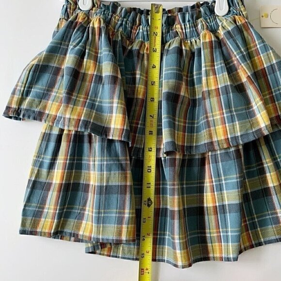 NWT Tea Collection Girl Tiered Plaid Skirt 10 Years 12 Years 14 Years - Picture 5 of 7